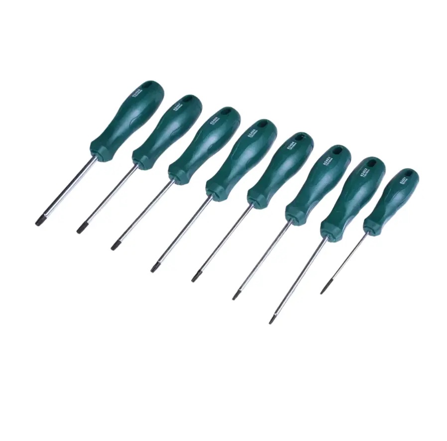 JOGO CHAVE RETA TORX T8X75 A T40X100 8 PE�AS - Foto 1