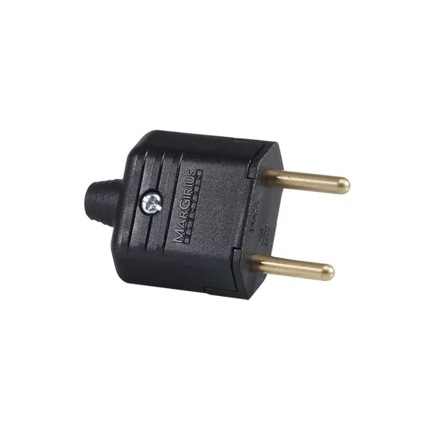 PLUGUE DESMONTAVEL 180G 2P 10A PRETO