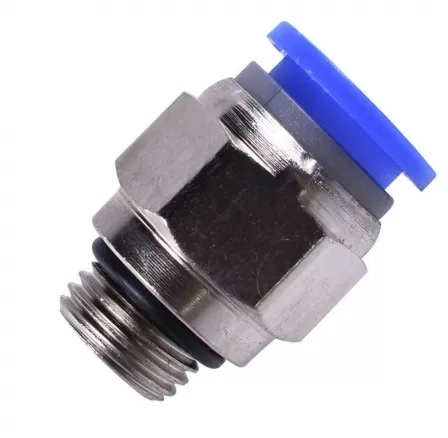CONEXAO INST PU RETA TUBO 10MM ROSCA M.1/8BSP