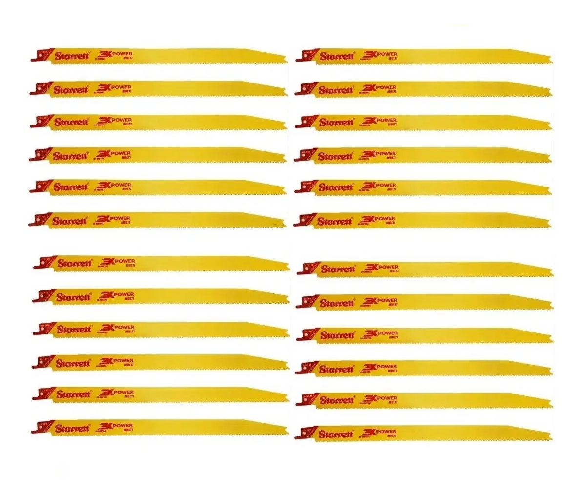 SERRA SABRE BI-METAL 12 X 3/4 CARTELA COM 20 PE�AS STARRET - Foto 1