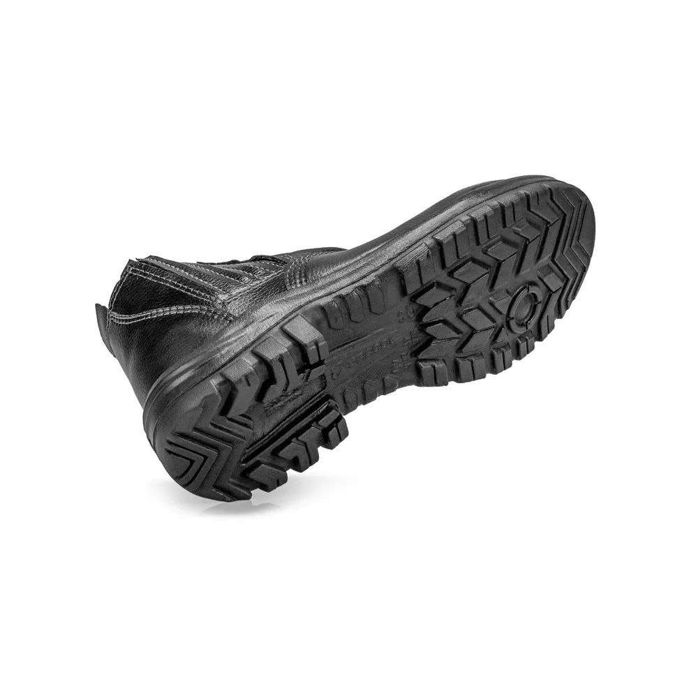 BOTINA 40 MICROFIBRA PRETA ELASTICO BICO PLASTICO SOLA PU MONODENSIDADE 2020BELR4600LL CA53311 - Foto 2