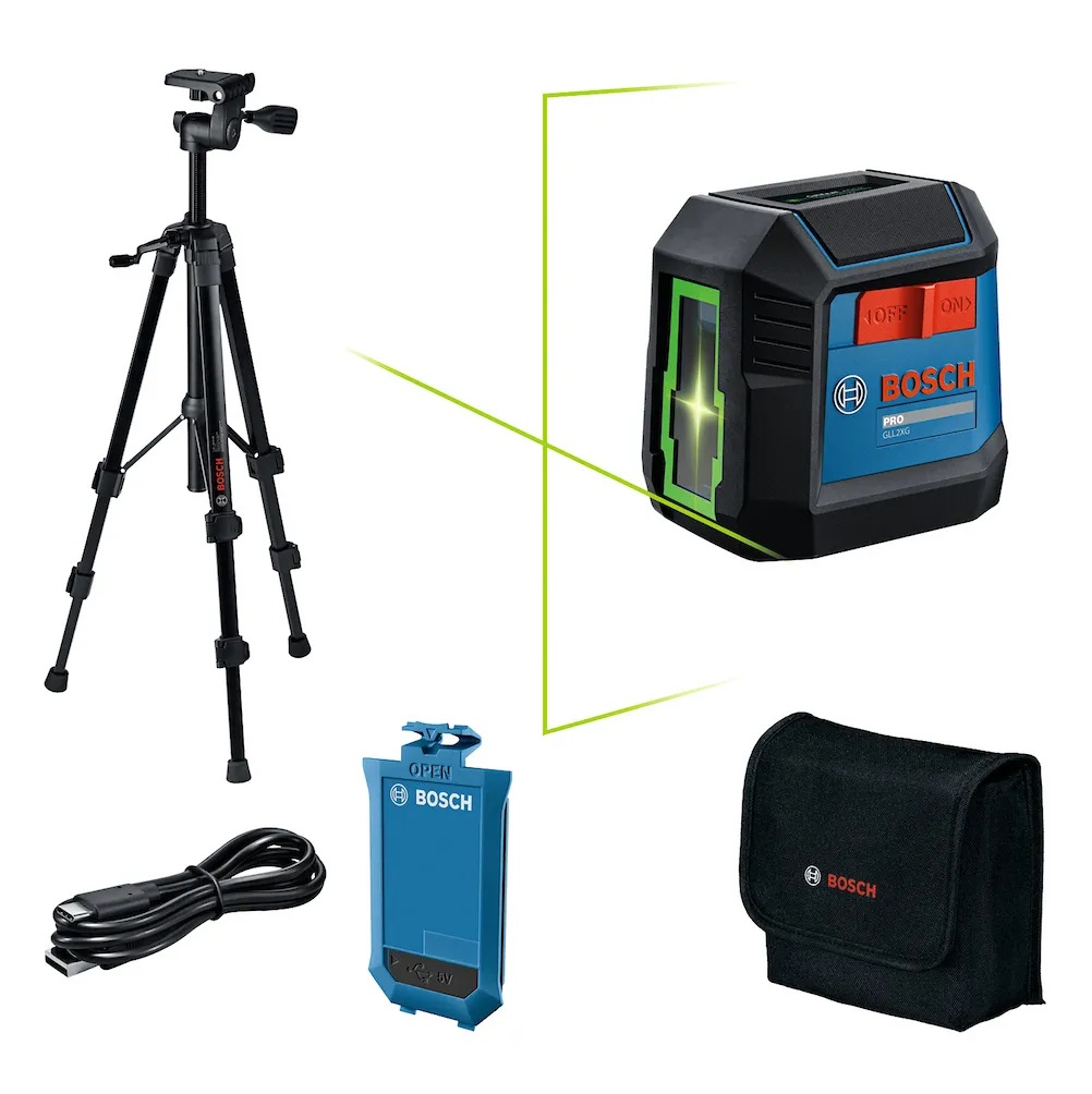 NIVEL LASER GLL2XG LINHA VERDE HORIZONTAL E VERTICAL COM TRIP� BT120 - Foto 3