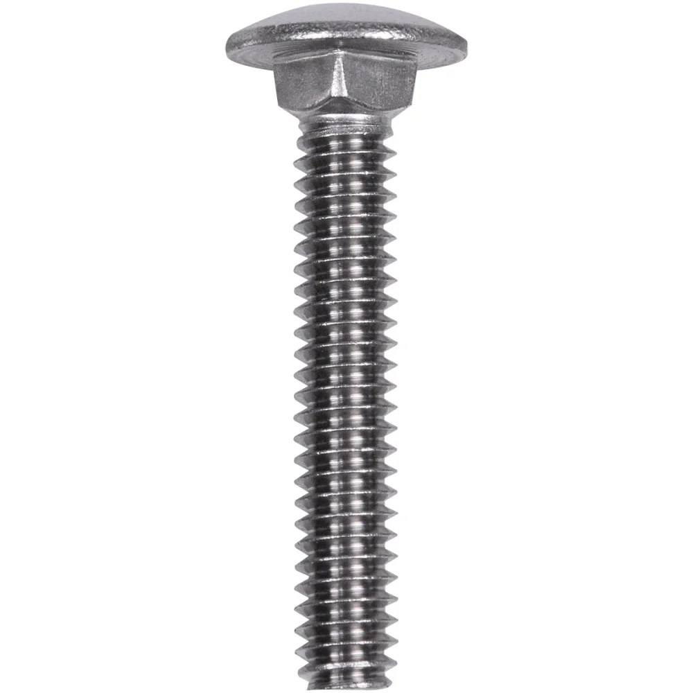 PARAFUSO FRANCES 5/16X2.1/2 UNC INOX 304 PASSO 18 SEM PORCA