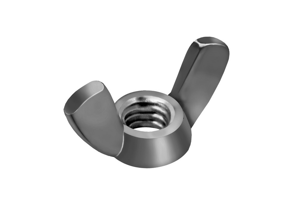 PORCA BORBOLETA 3/16 UNC (INOX 304 - PASSO 24 )