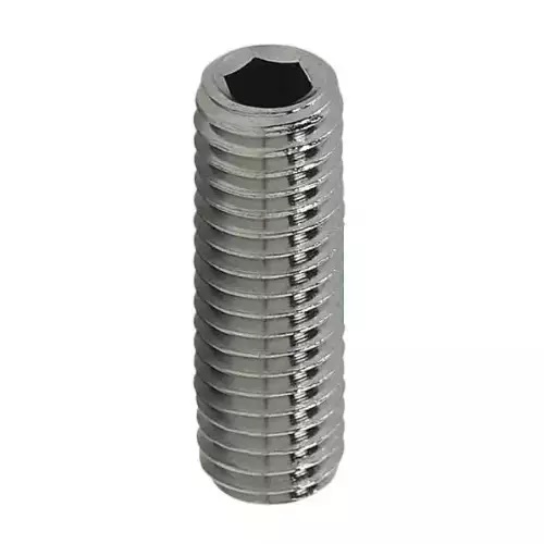 PARAFUSO ALLEN 3/16X1/2 UNC SEM CABECA 304 INOX PASSO 24 ROSCA INTEIRA