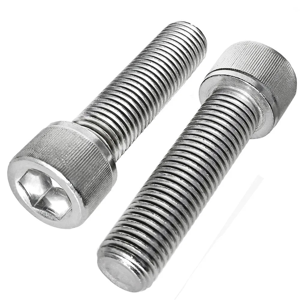 PARAFUSO ALLEN 10X25 MA CABECA CILINDRICA A2-70 INOX PASSO 1,5 ROSCA INTEIRA