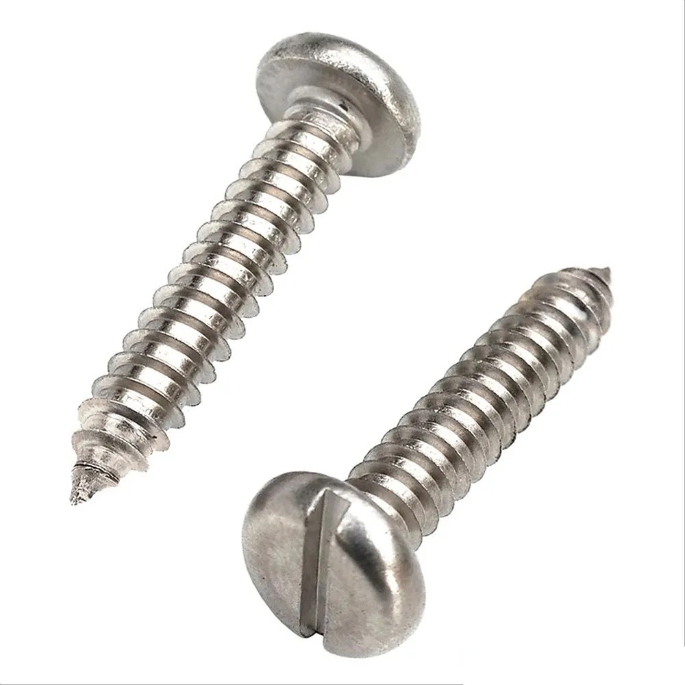 PARAFUSO ATARRAXANTE 3,9X16 CABEA PANELA FENDA (A2 -304 INOX # 2 - ROSCA INTEIRA)
