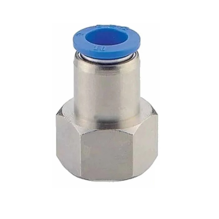 CONEXAO INST PU RETA TUBO 6MM ROSCA F.1/8BSP
