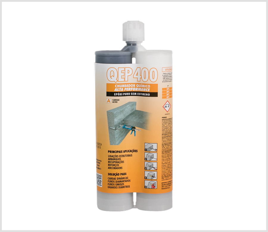 CHUMBADOR QUIMICO INJEO 400ML QEP EPOXI BI COMPONENTE  - Foto 1