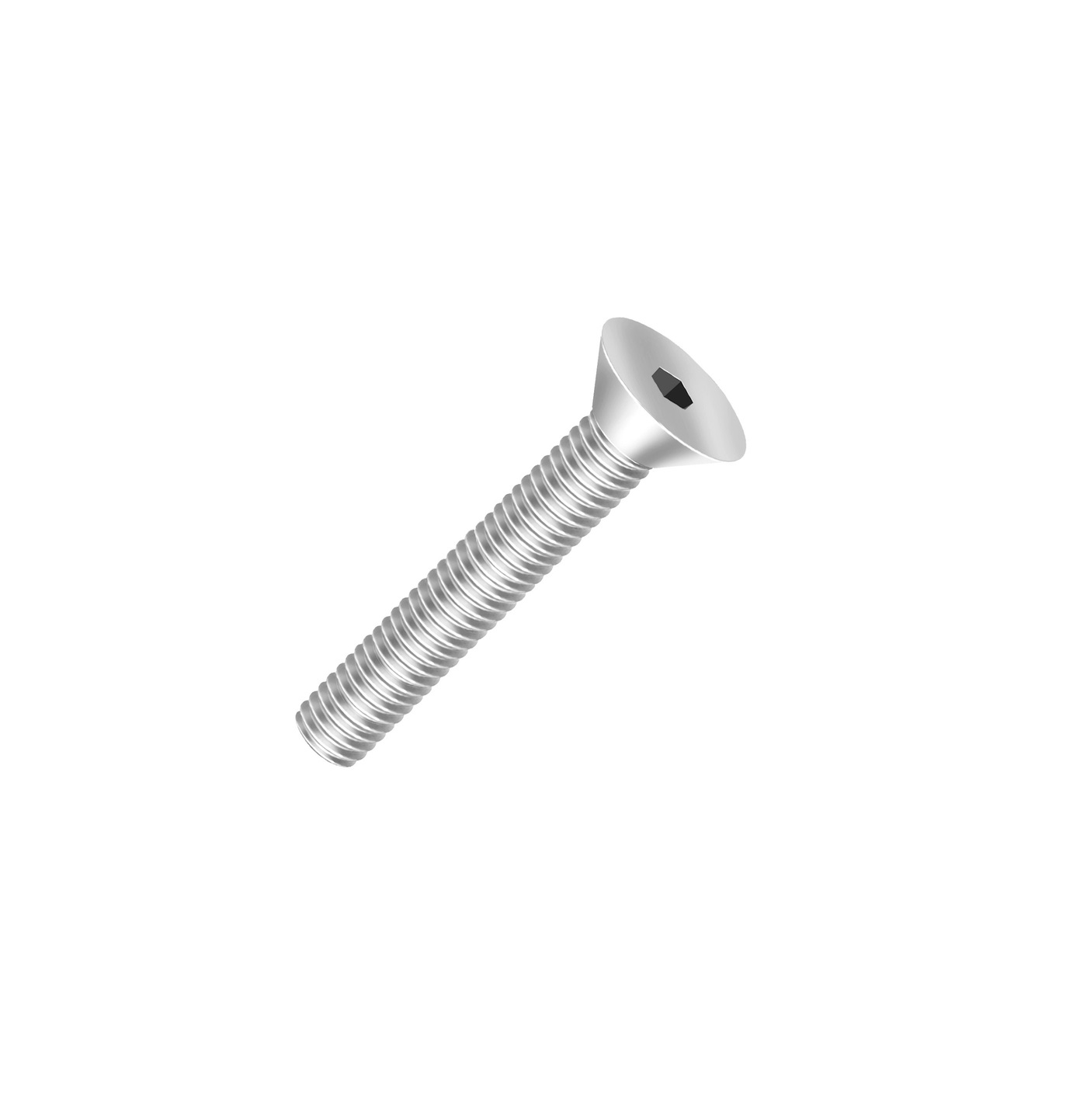 PARAFUSO MOVEIS 7X130 ROSCA ESTRUTURAL CABEA PLANA 17MM (CHAVE ALLEN 4MM) BICROMATIZADO