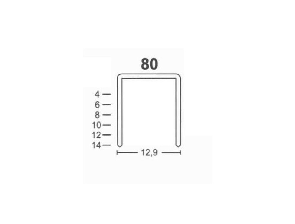 GRAMPO 80X04 (CAIXA COM 129,5 MILHEIROS) - Foto 1