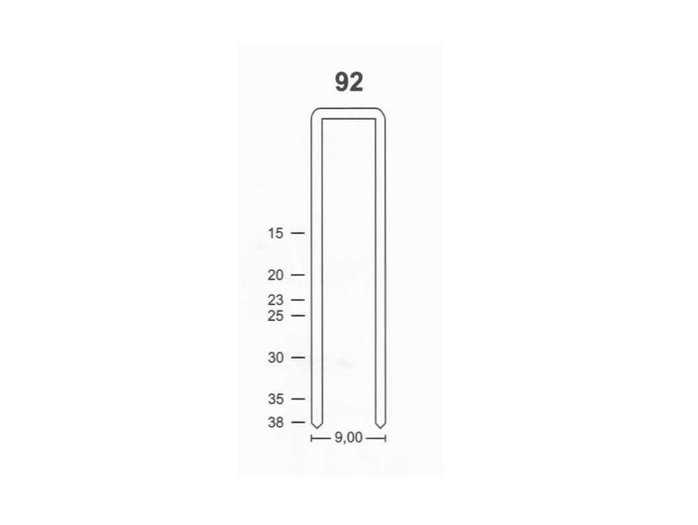 GRAMPO 92X15 (CAIXA COM 32 MILHEIROS) - Foto 1