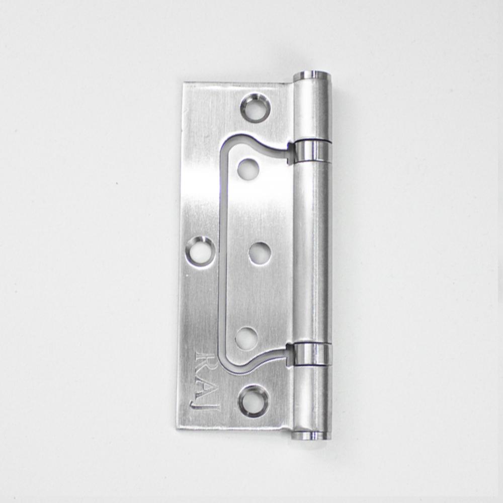 DOBRADIA 100X61X2MM  COM 3 PEAS ABAS SOBREPOR INOX ESCOVADA - Foto 1