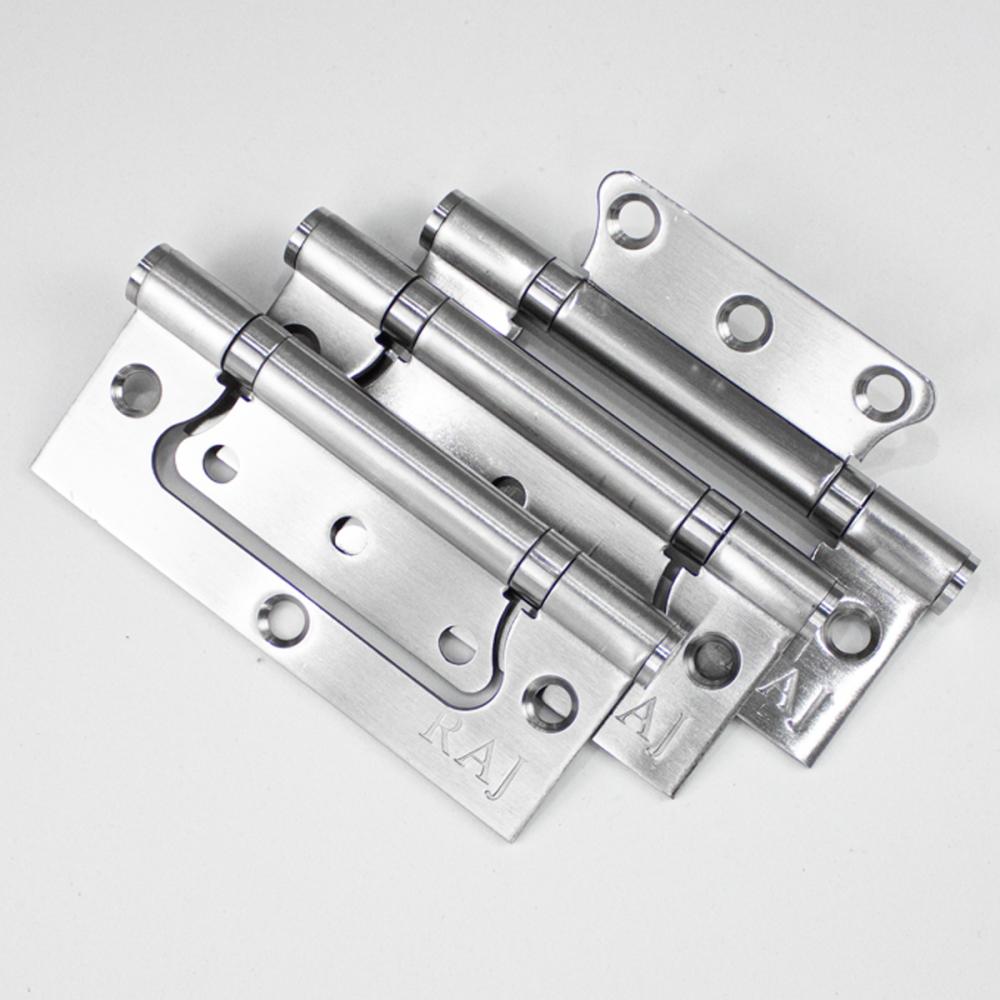 DOBRADIA 100X61X2MM  COM 3 PEAS ABAS SOBREPOR INOX ESCOVADA - Foto 4