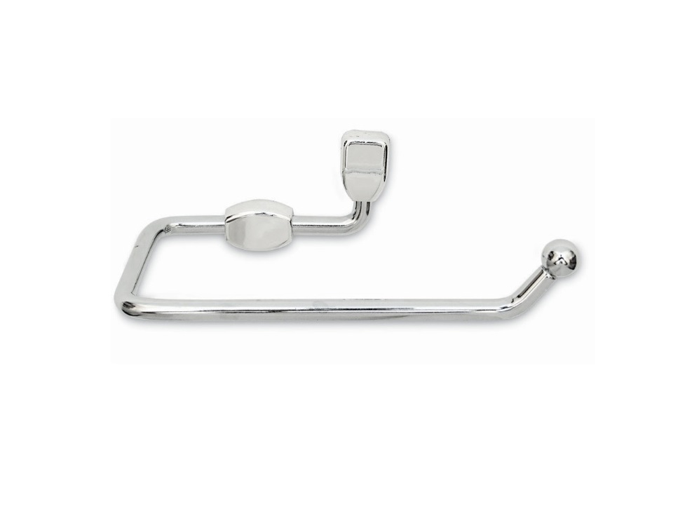 *PORTA PAPEL HIGIENICO FERRO CROMADO TRADICIONAL R2240 - Foto 1