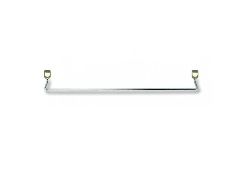TOALHEIRO VARA 50CM FERRO CROMADO TRADICIONAL R2260 - Foto 1