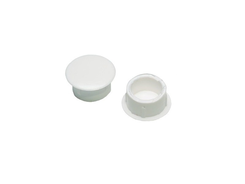 TAPA FURO 12MM BRANCO STARPLAST - Foto 1