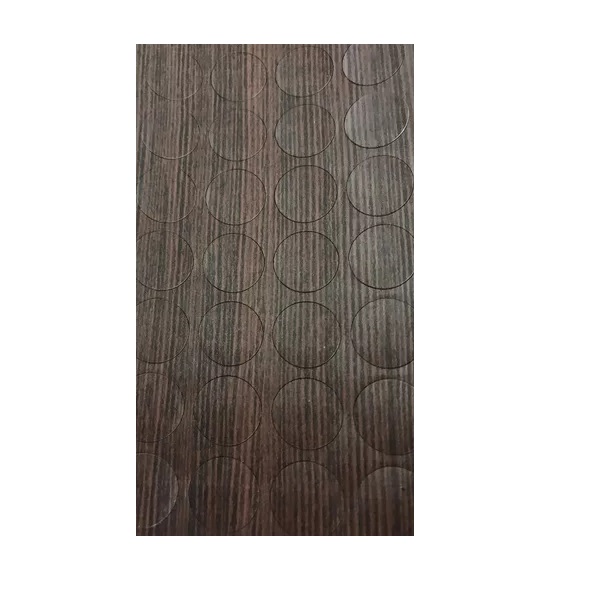TAPA FURO ADESIVO 13MM WENGUE (CARTELA COM 27 UNIDADES)