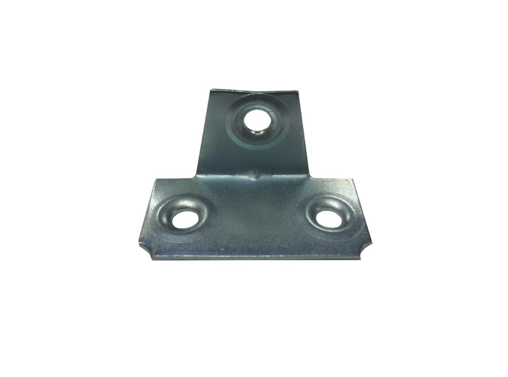 CANTONEIRA 32X16X16MM 3 FUROS ZINCADO PARA GAVETA CHAPA 0,70MM - Foto 1