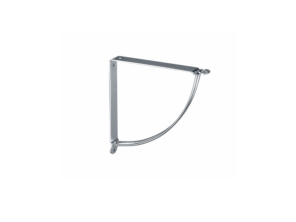SUPORTE PRATELEIRA 18CMX2,5CMX18CM CINZA  - Foto 1