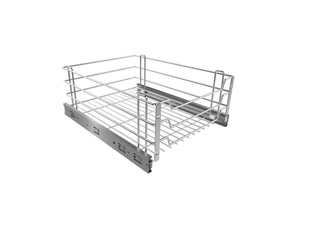GAVETA ARAMADA 600MM CROMADA P460/L568/H150 COM TRILHO  - Foto 2