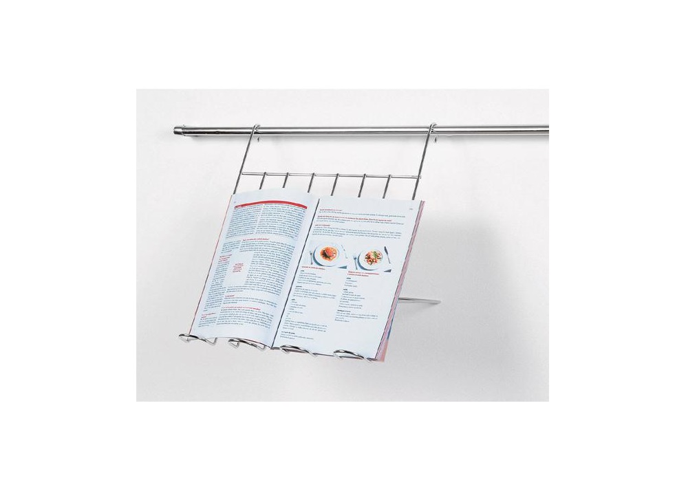 PORTA LIVRO RECEITA CROMADO H310/L360/P270 (*) - Foto 1