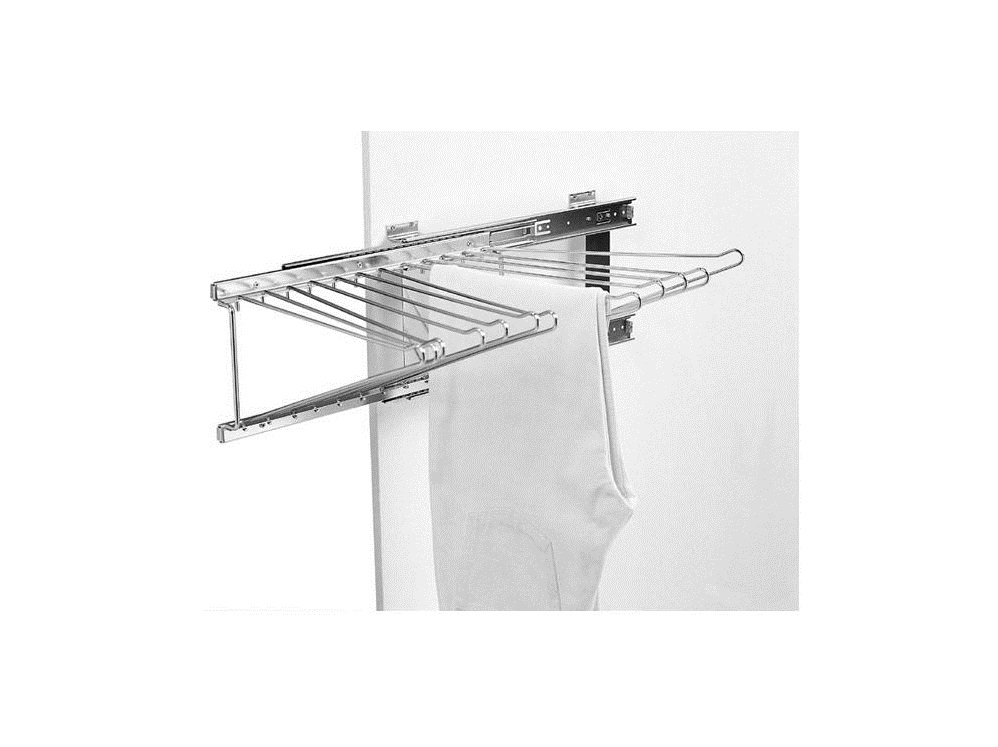 CALCEIRO DUPLO 12 VARAS 40CM CROMADO COM TRILHO  - Foto 2