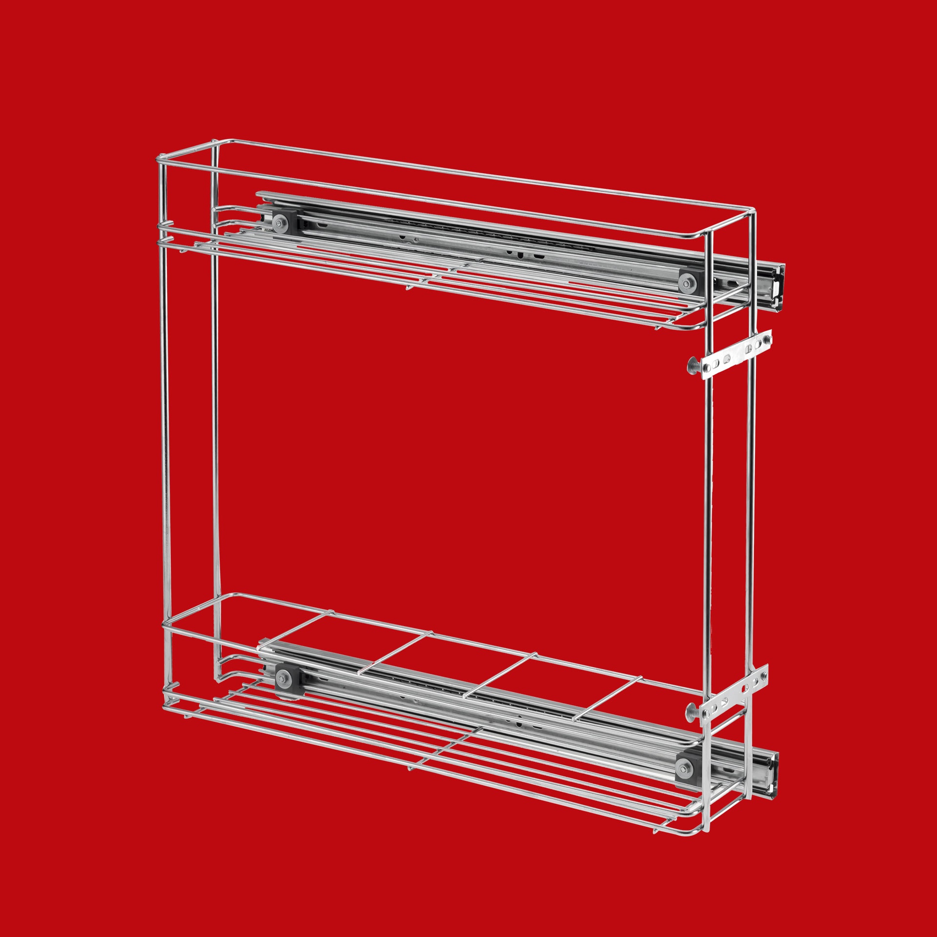 PORTA GARRAFA LATERAL H430/L111/P450 BRANCO COM TRILHO - Foto 1
