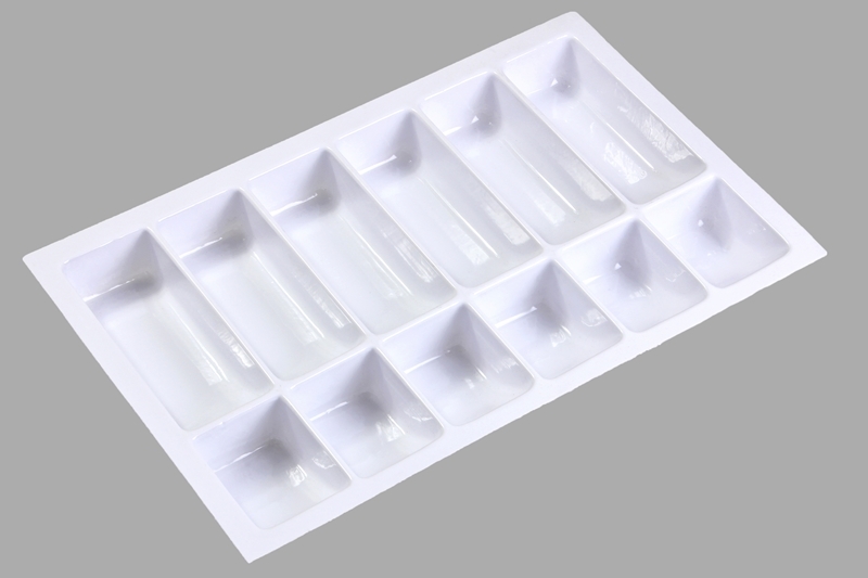 DIVISOR PORTA CEDULAS 445MMX330MMX50MM BRANCO 5 DIVISORIAS RM1013 - Foto 2