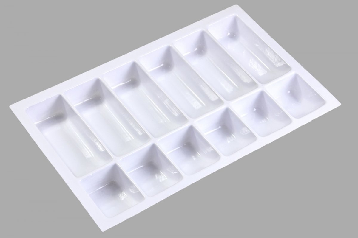 DIVISOR PORTA CEDULAS 525MMX330MMX50MM BRANCO 6 DIVISORIAS RM1011 - Foto 1