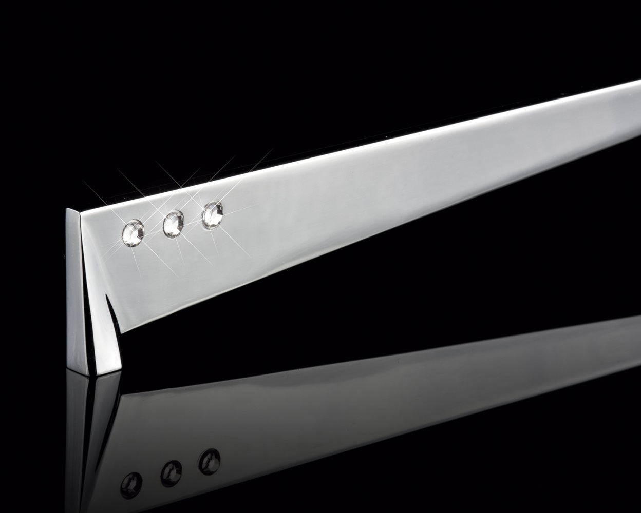 PUXADOR ORVIETTO  FURAO 32MM CROMADO COM DIAMOND (40 TOTAL)