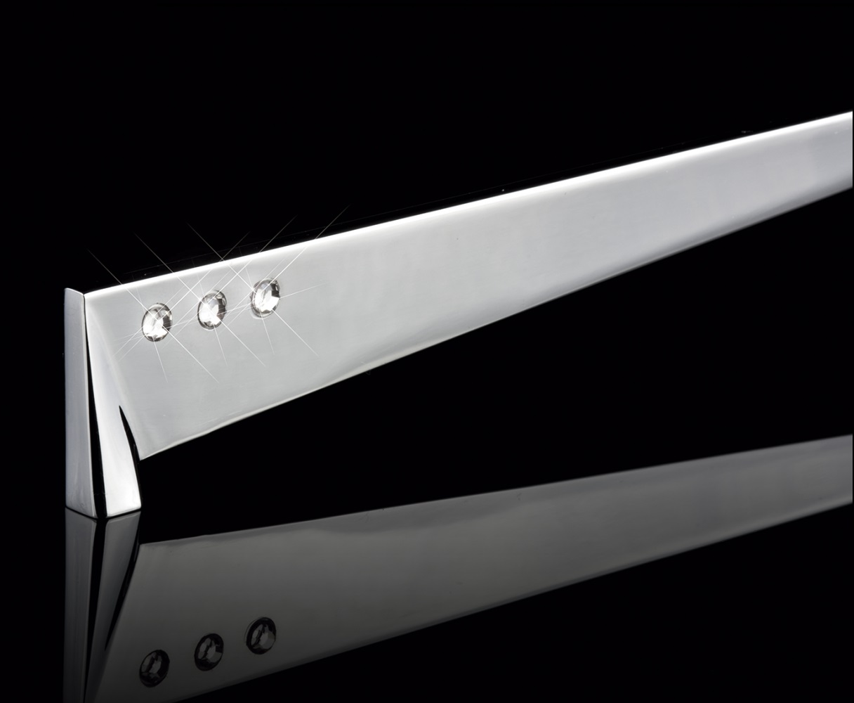 PUXADOR ORVIETTO  FURA��O 160MM CROMADO COM DIAMOND (168 TOTAL) - Foto 1