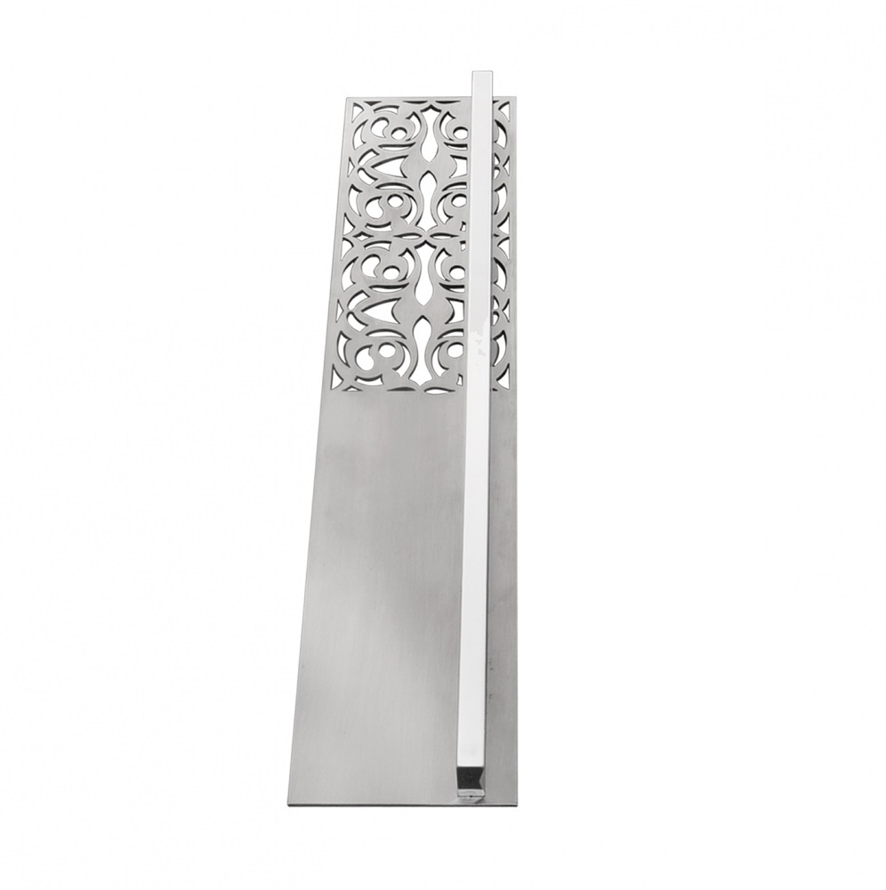 PUXADOR BELLE EPOQUE  LONGO F320MM INOX ESCOVADO AL CROMADO