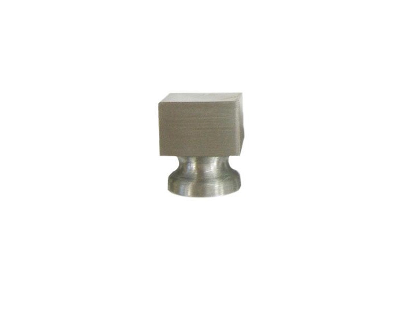 PUXADOR PONTO 3 4 ALUMINIO ACETINADO BOTAO 500 - Foto 1