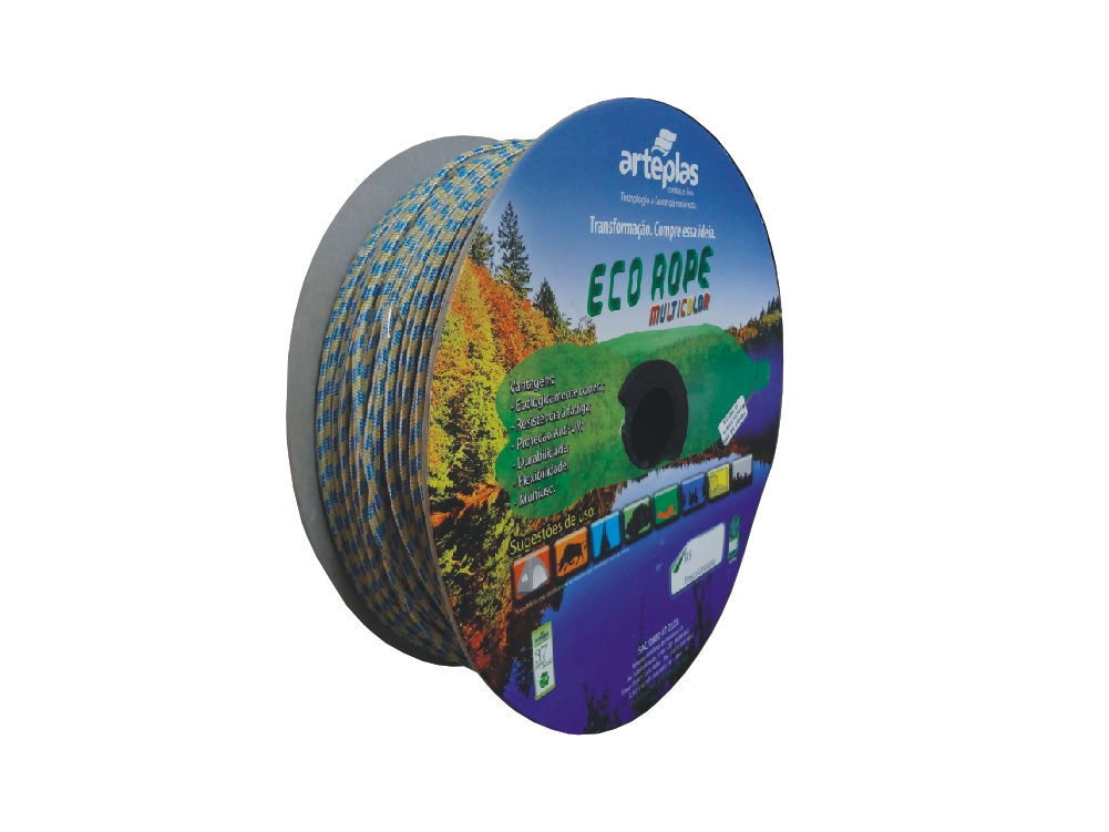CORDA PP ECO ROPE COLOR 03MM 2.9KG R-400MT - Foto 1