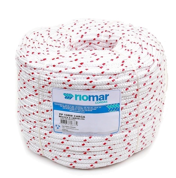 CORDA PP CAMINHONEIRO 12MM RL220MT BRAN RIOMA
