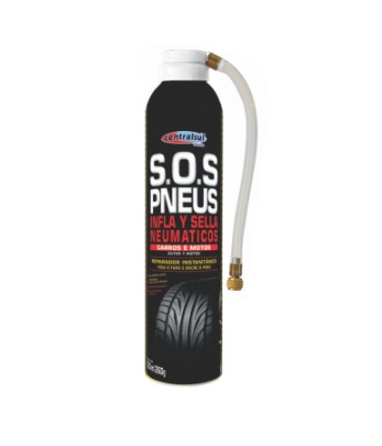 INFLA E SELA PNEUS 350ML SOS CENTRALSUL - Foto 1