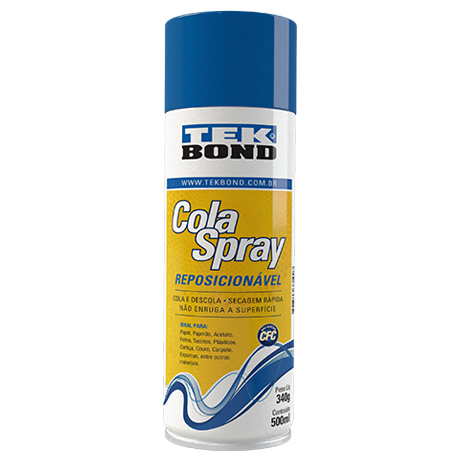 COLA SPRAY REPOSICIONAVEL 340GR/500ML  - Foto 1