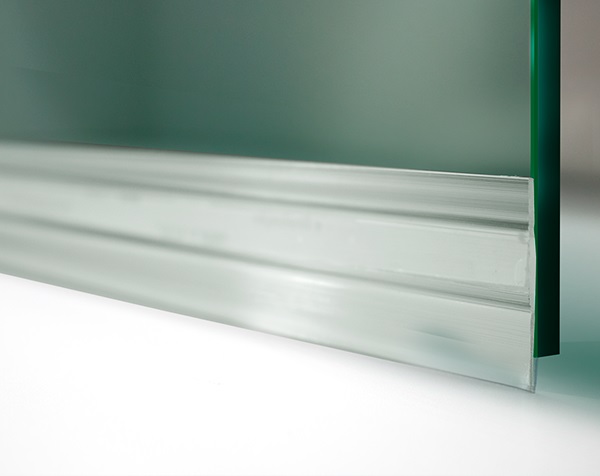 VEDA PORTA ADESIVO SLIM 100CM TRANSPARENTE - Foto 2