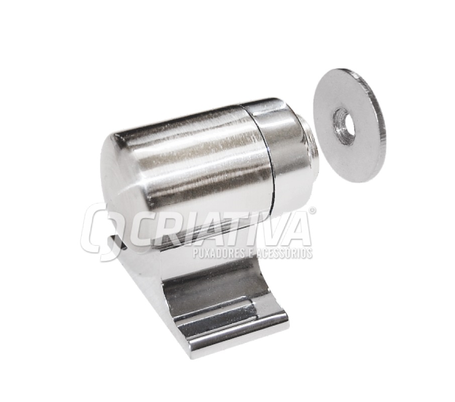 TRAVA PORTA MAGNETICO 831 INOX CROMADO - Foto 1
