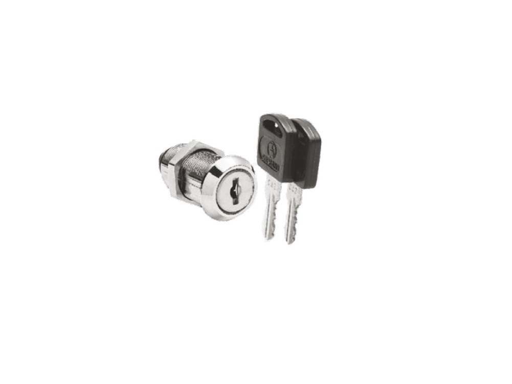 FECHADURA UNIVERSAL 22MM CROMADA PARA ARMRIO AO 65060511 - Foto 1