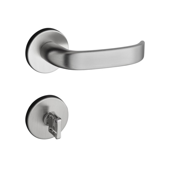 FECHADURA MAGNUM ROSETA 931-80 BANHEIRO CROMO ACETINADA 40MM ZMK - Foto 1