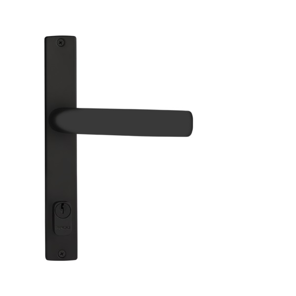 FECHADURA EXTERNA ESTR 661-22 SERRALHEIRO PRETA 35MM ZMK - Foto 1