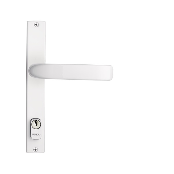 FECHADURA EXTERNA ESTREITA 661-22 SERRALHEIRO BRANCA 35MM ZAMAK - Foto 1