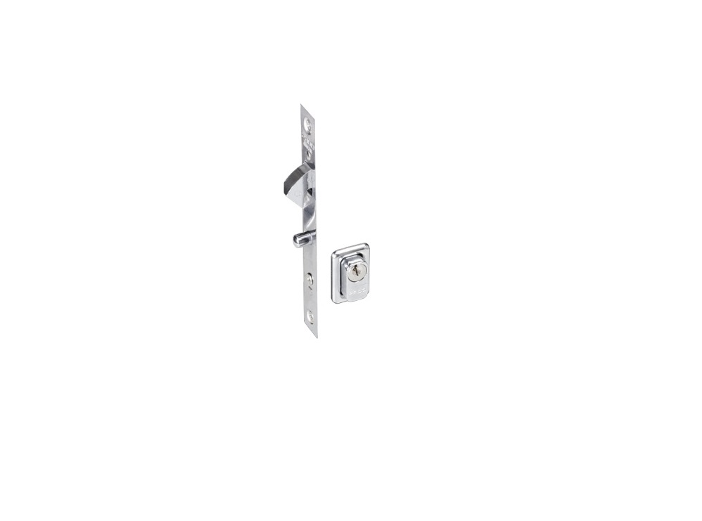 FECHADURA AUXILIAR SERRALHEIRO BICO DE PAPAGAIO 40MM 450 CROMADA ZAMAK - Foto 1