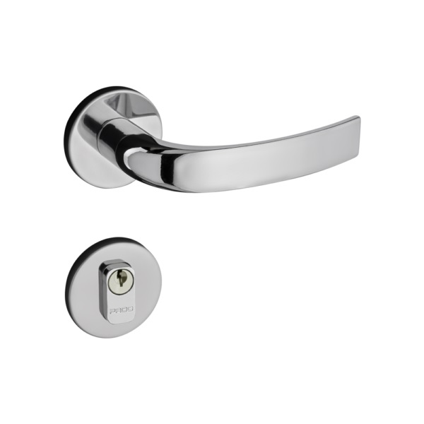 FECHADURA COPA ROSETA 962-80E EXTERNA CROMADA 40MM ZMK - Foto 1