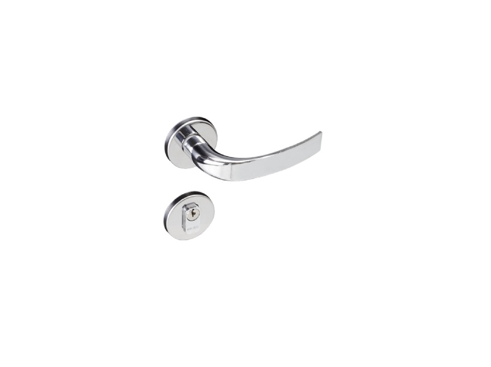 FECHADURA COPA ROSETA 962-80E EXTERNA CROMADA 40MM ZMK - Foto 2