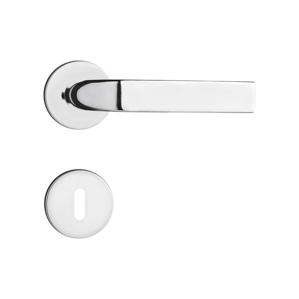 FECHADURA COPA ROSETA 962-80I INTERNA CROMADA 40MM ZMK - Foto 1
