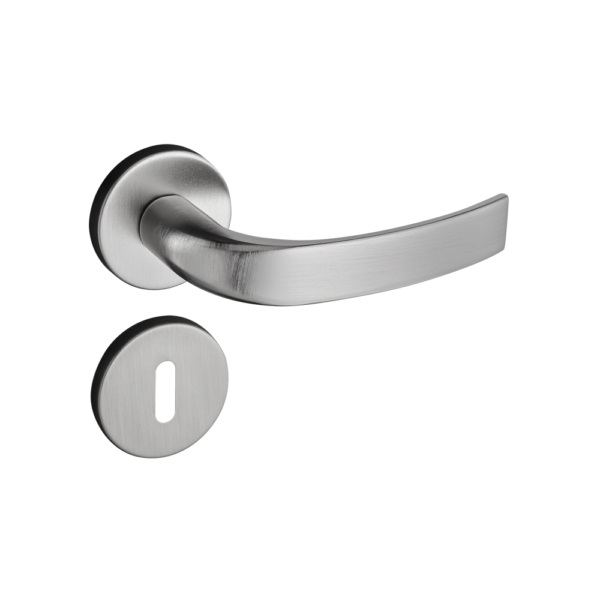 FECHADURA COPA ROSETA 962-80I INTERNA CROMO ACETINADA 40MM ZMK - Foto 1