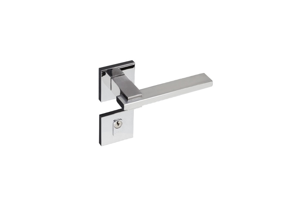 FECHADURA NINA ROSETA 221-90 EXTERNA CROMADA ZMK - Foto 2